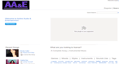 Desktop Screenshot of 4activeaudio.youlicense.com